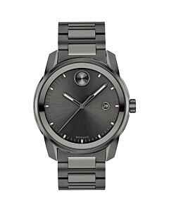 Men's BOLD Verso Stainless Steel Grey Dial Watch