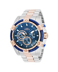 Men's Bolt Chronograph Stainless Steel Blue Dial Watch