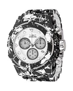 Men's Bolt Chronograph Stainless Steel Silver Dial Watch