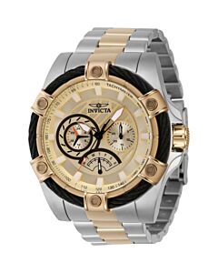 Men's Bolt Stainless Steel Gold-tone Dial Watch