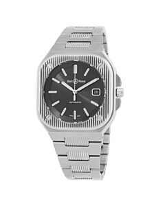 Men's BR 05 Artline Stainless Steel Anthracite Grey Sunray Dial Watch