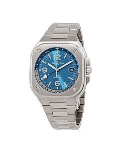 Men's BR 05 Stainless Steel Blue Dial Watch