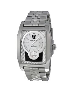 Men's Breitling For Bentley Stainless Steel Silver Dial Watch