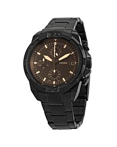 Men's Bronson Chronograph Stainless Steel Black Dial Watch