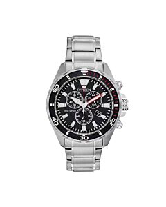 Men's Brycen Chronograph Stainless Steel Black Dial Watch