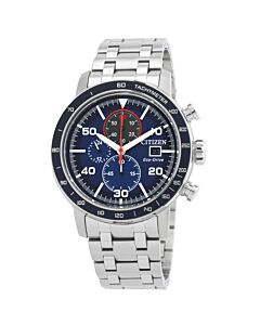 Men's Brycen Chronograph Stainless Steel Blue Dial Watch