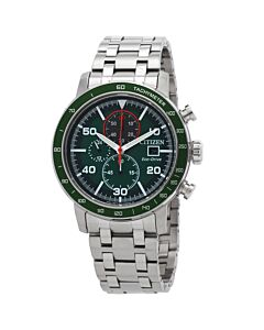 Men's Brycen Chronograph Stainless Steel Green Dial Watch