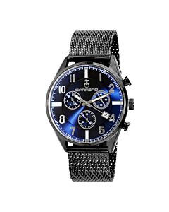 Men's C1B5275Buj1 Chronograph Stainless Steel Blue Dial Watch