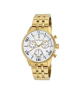 Men's C1G4343Wtj1 Chronograph Stainless Steel White Dial Watch