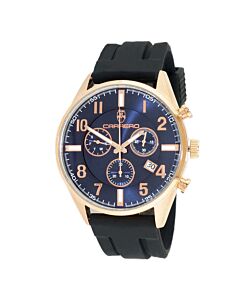 Men's C1R5275Bu-Rbj1 Chronograph Silicone Blue Dial Watch