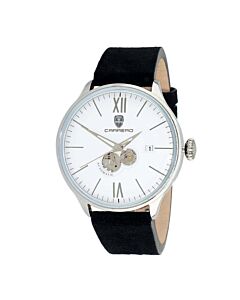Men's C1S1780-Wtj1 Genuine Leather White Dial Watch