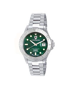 Men's Catania Stainless Steel Green Dial Watch