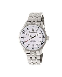 Men's C1S4345Wtj1 Stainless Steel White Dial Watch