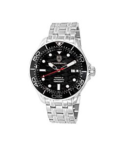 Men's C1S6161Bkj1 Stainless Steel Black Dial Watch