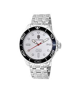 Men's Avatar Stainless Steel White Dial Watch