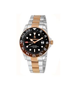 Men's C1Ttr10Bk-Bkbnj1 Stainless Steel Black Dial Watch