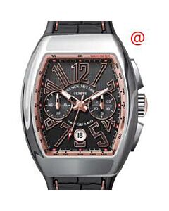 Men's Camouflage Chronograph Leather Black Dial Watch