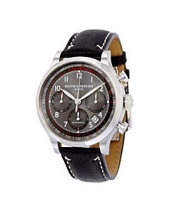 Men's Capeland Chronograph Leather Grey Dial Watch