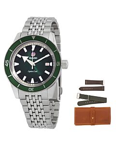 Men's Captain Cook Fabric Green Dial Watch