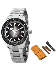 Men's Captain Cook Stainless Steel Black Dial Watch