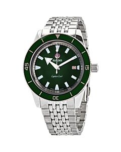 Men's Captain Cook Stainless Steel Green Dial Watch