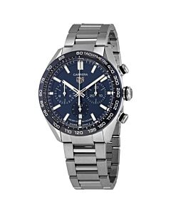 Men's Carrera Chronograph Stainless Steel Blue Dial Watch