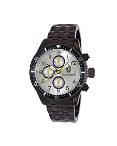 Men's LaserGraph Chronograph Stainless Steel Silver-tone Dial Watch