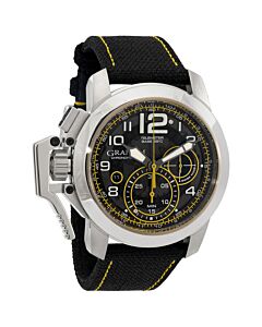 Men's Chronofighter Chronograph Fabric Black Dial Watch