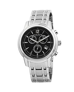 Men's Chronograph Stainless Steel Black Dial Stainless Steel