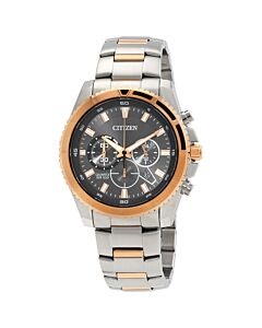 Men's Chronograph Stainless Steel Grey Dial Watch