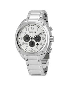 Men's Chronograph Titanium Silver Dial Watch