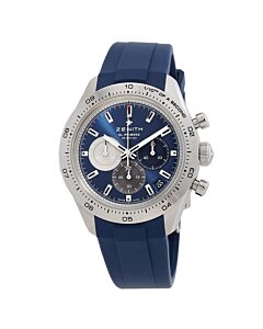 Men's Chronomaster Chronograph Rubber Blue Dial Watch
