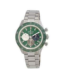Men's Chronomaster Sport Chronograph Stainless Steel Green Dial Watch
