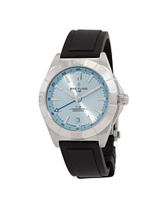 Men's Chronomat Rubber Blue Dial Watch