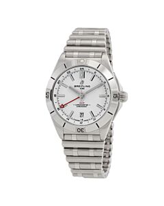 Men's Chronomat Stainless Steel White Dial Watch