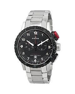 Men's Chronorally 1 Chronograph Stainless Steel Black Dial Watch