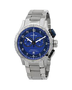 Men's Chronorally 1 Chronograph Stainless Steel Blue Dial Watch