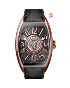Men's Cintree Curvex Alligator Black Dial Watch