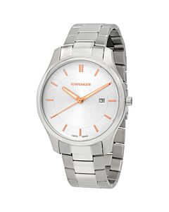 Men's City Classic Stainless Steel Silver-tone Dial Watch