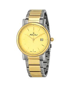 Men's City Metal Stainless Steel Gold-tone Dial