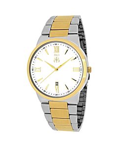 Men's Clarity Stainless Steel Silver Dial Watch