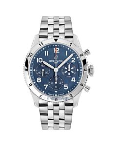 Men's ClASSIC AVI Chronograph Stainless Steel Blue Dial Watch