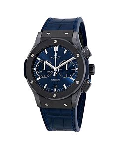 Men's Classic Fusion Chronograph (Alligator) Leather (Rubber Backed) Blue Dial