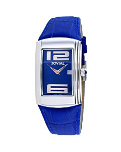 Men's Classic Leather Blue Dial Watch