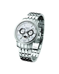 Men's Classic Stainless Steel White Dial Watch