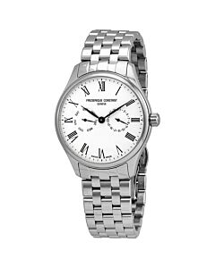 Men's Classics Stainless Steel White Dial Watch