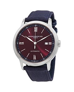 Men's Classima Canvas Red Dial Watch