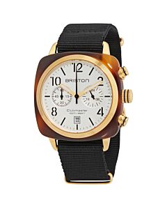 Men's Clubmaster Chronograph Nylon White Dial Watch