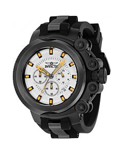 Men's Coalition Forces Chronograph Silicone White Dial Watch