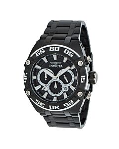 Men's Coalition Forces Chronograph Stainless Steel Black Dial Watch